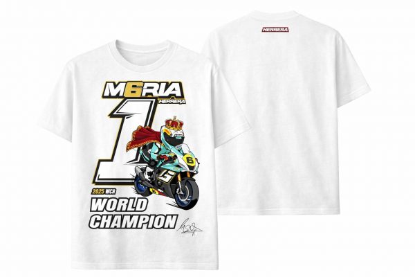 CAMISETA WORLD CHAMPION 2025-BLANCO